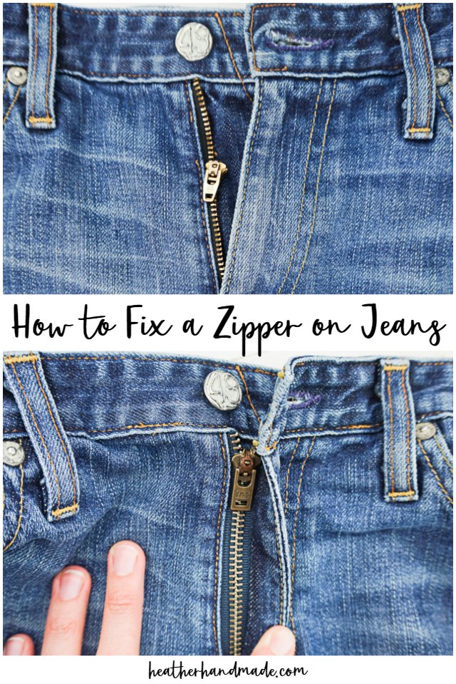 How to Fix a Zipper on Jeans?